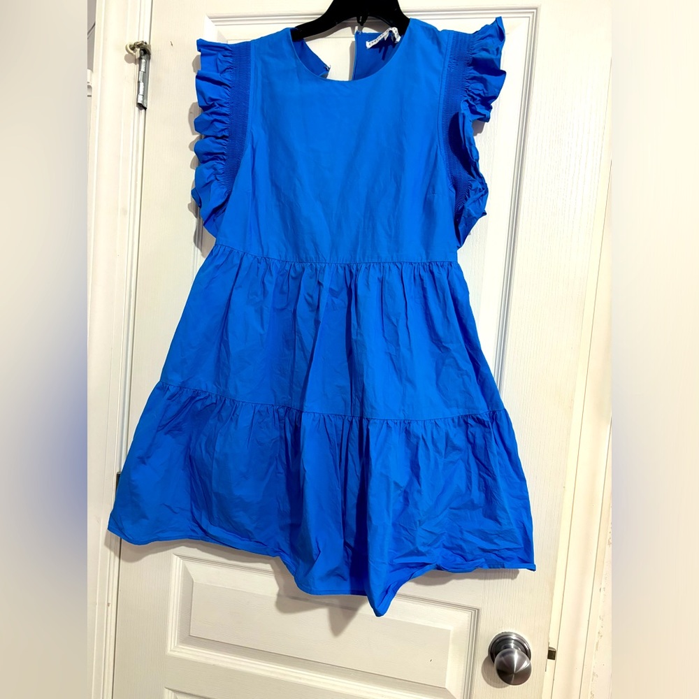 English Factory Blue Dress